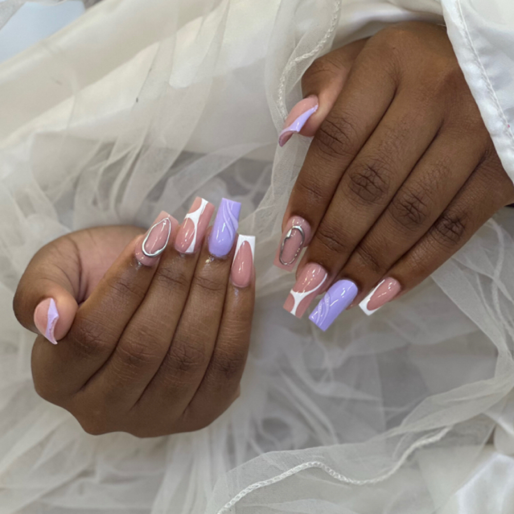 Fullset W/ Design at Warmandcoozynails in Mount Vernon, NY