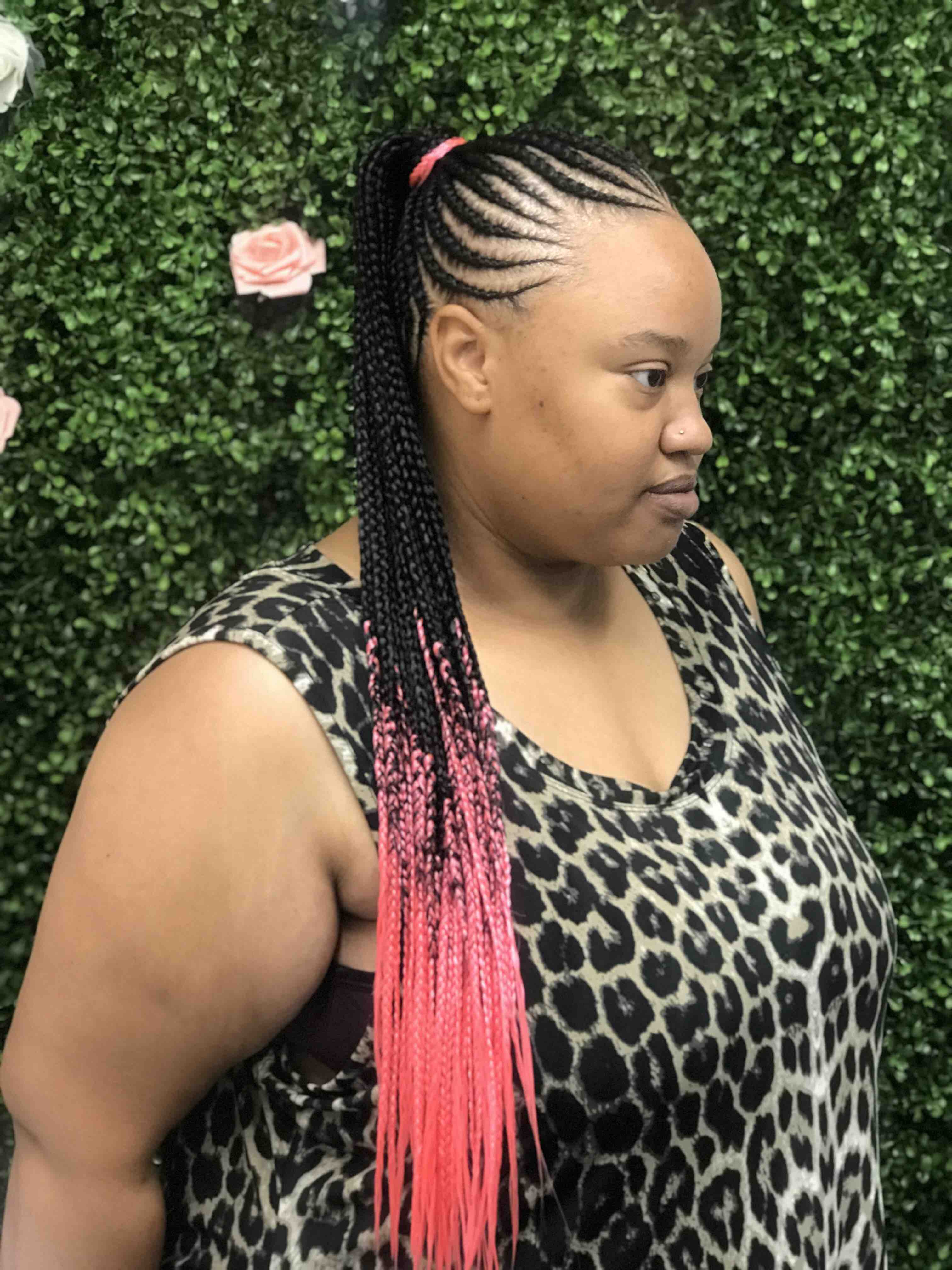 Feed In Ponytail