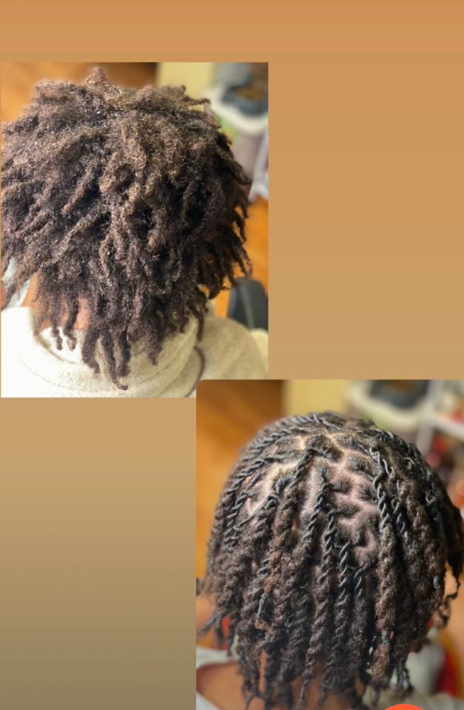 Free Form Locs Into Formed Locs