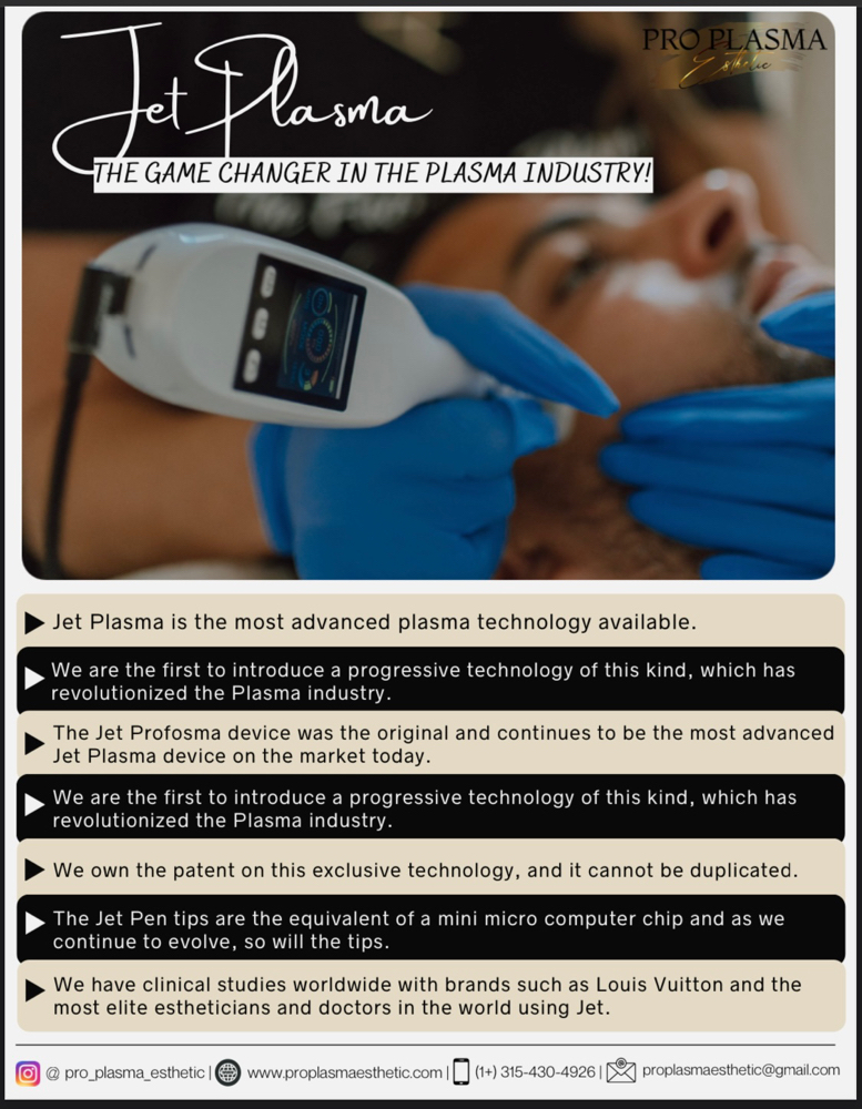 Upcoming Jet plasma W/Glov Beauty
