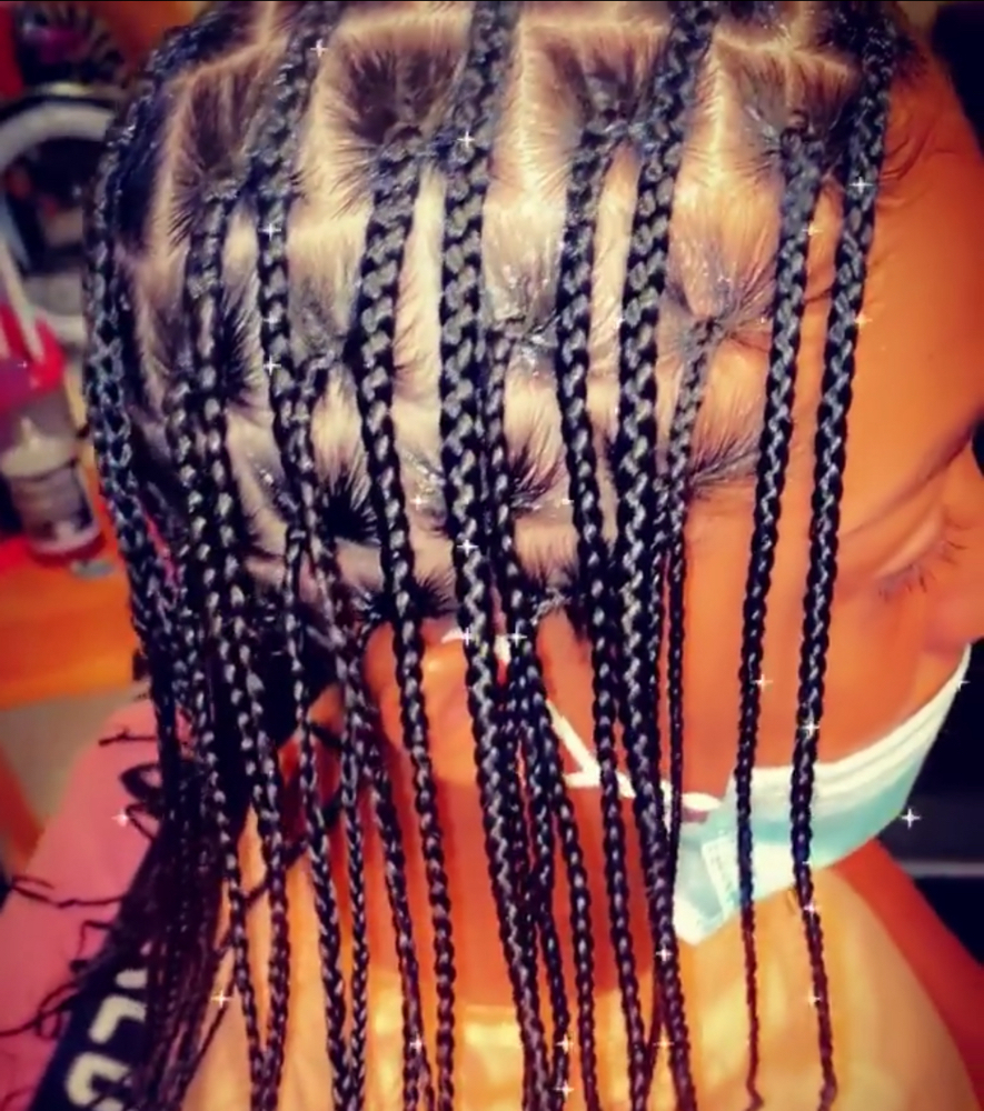 Full head box braids/twist