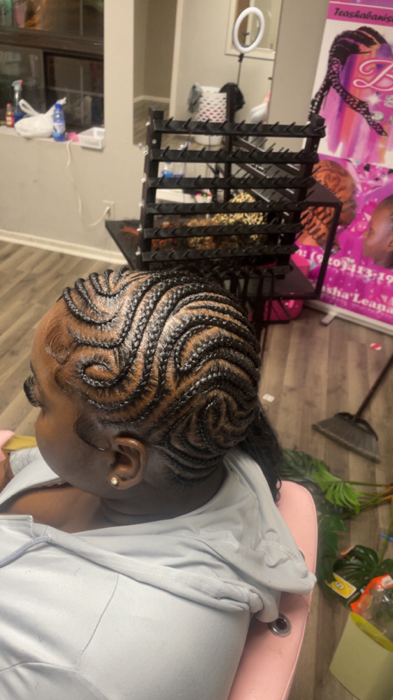 Lemonade braid Freestlye at Braids By Tea in Green Bay, WI
