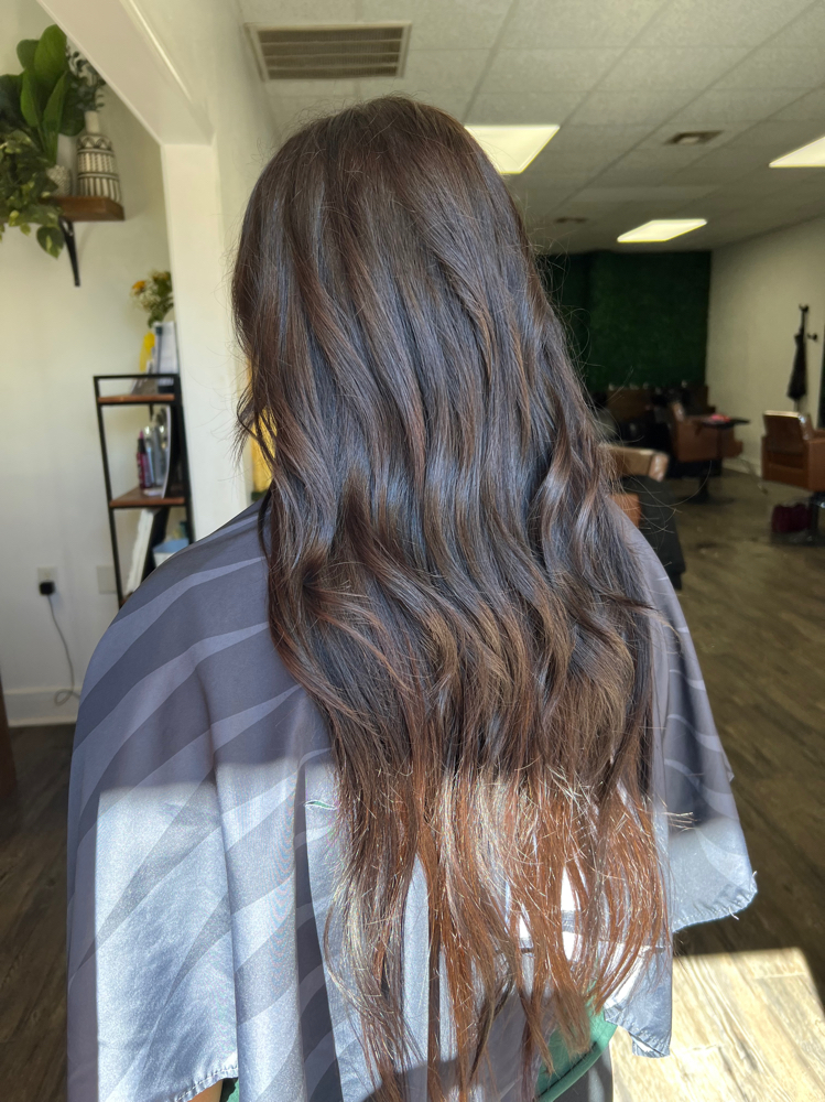 Tape-in Install at Bolted Beauty By Heidi B in Albany, LA