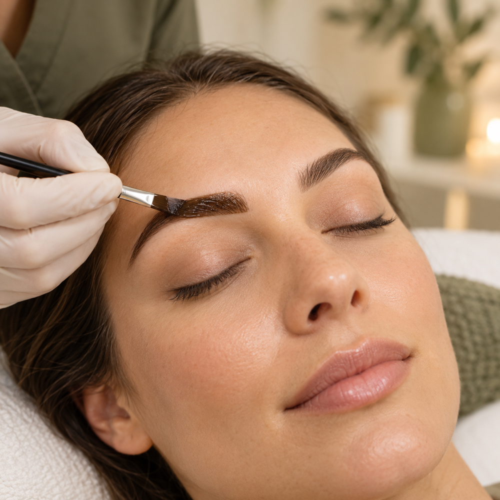 Brow Tinting at Olea Beauty in Waltham, MA