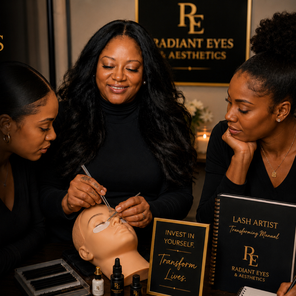 One on One Lash Class Certification at Radiant Eyes & Aesthetics in Petal, MS