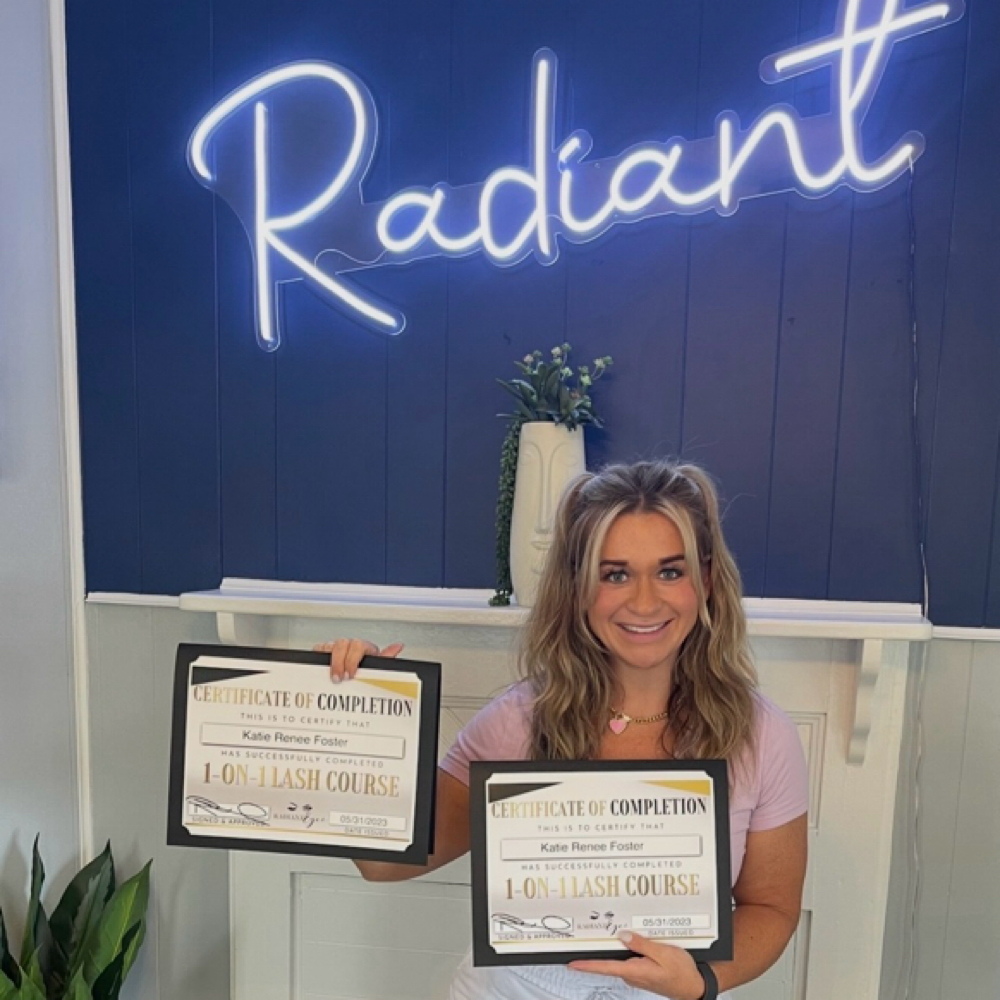 One on One Lash Class Certification at Radiant Eyes & Aesthetics in Petal, MS