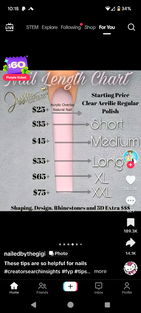 Medium Length Full Set