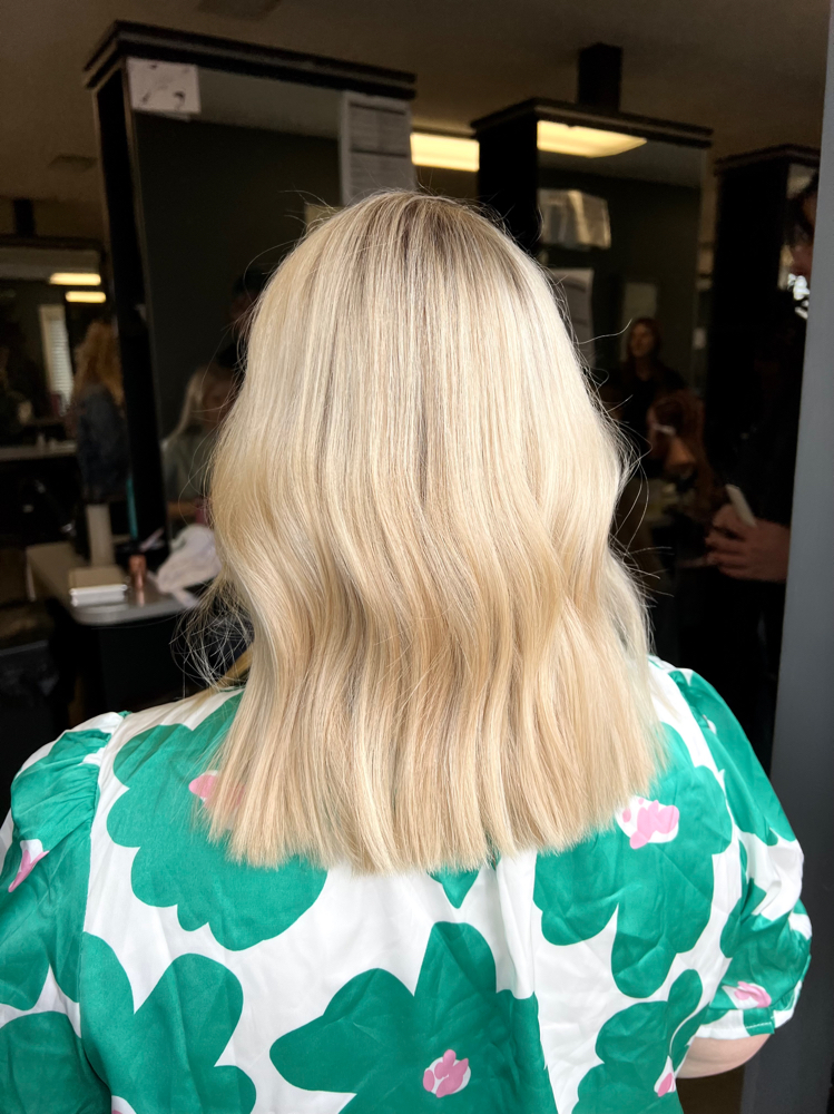 Partial Highlight and haircut+style