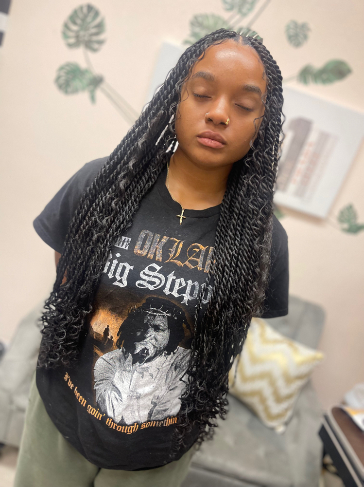 Knotless Small Island Twist