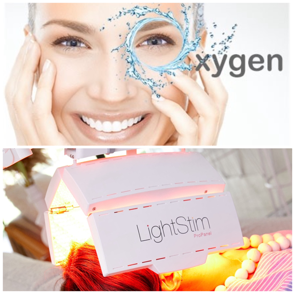 Oxygen Facial+LightStim LED THERAPY