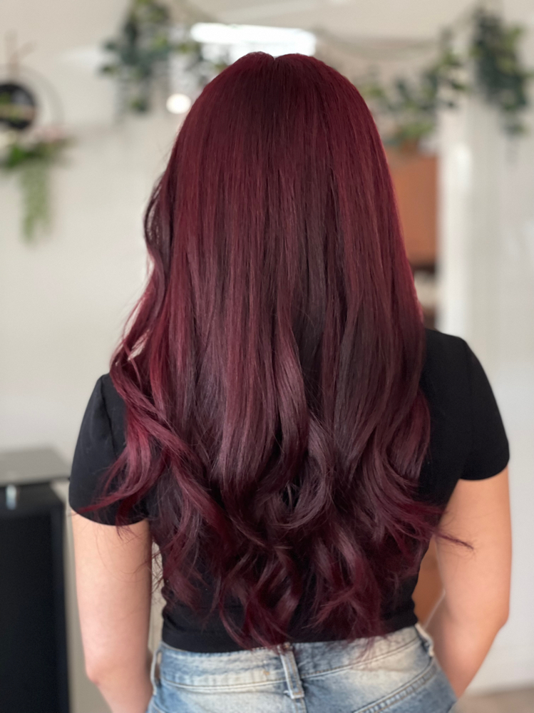 One Solid Color All Over at Jess at Cutting Edge in Castro valley, CA