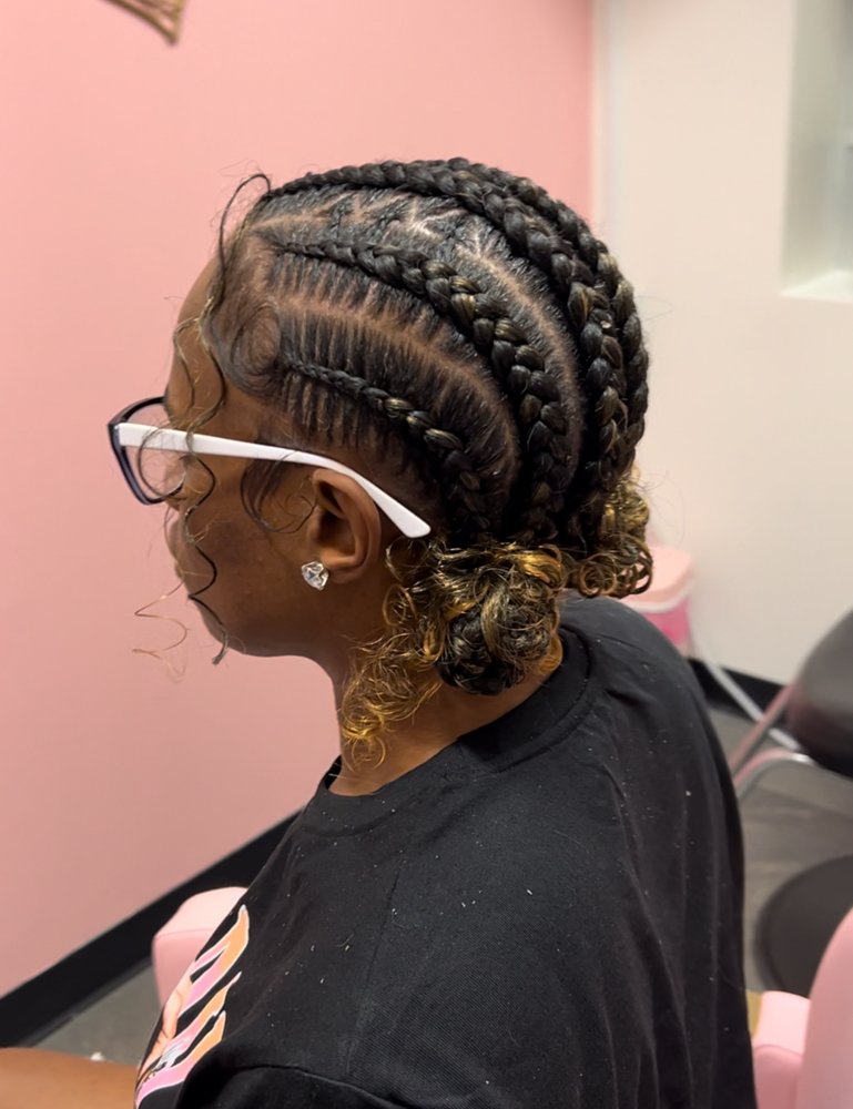 6 Feed-in Cornrows at StyledByLex in waldorf, MD
