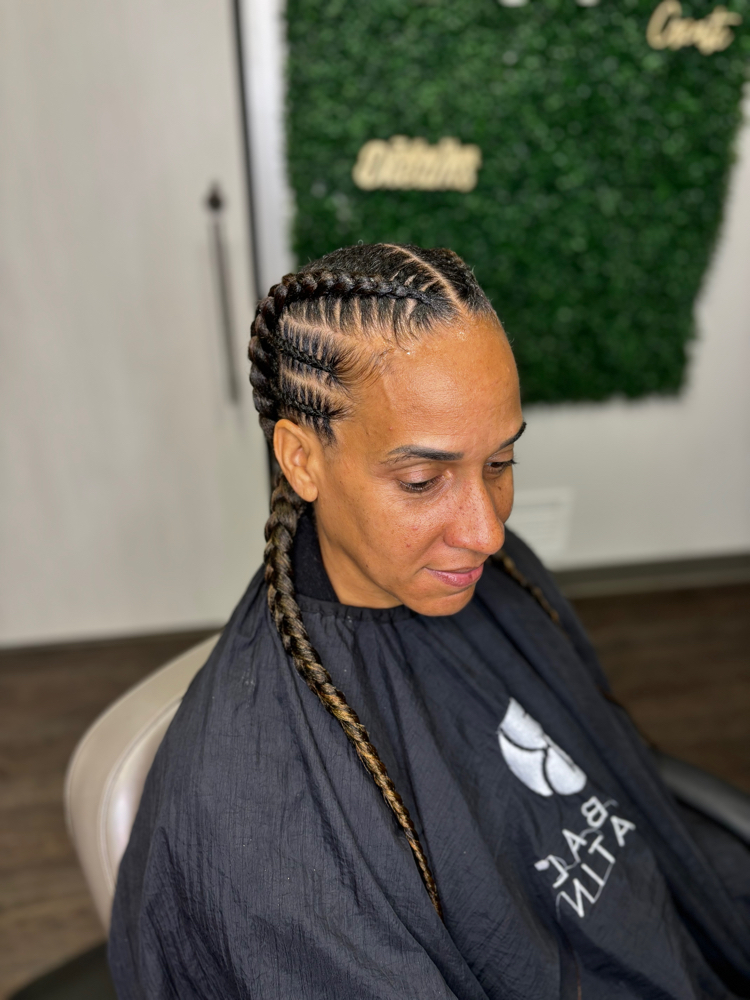 Two Feedin Braids with Design
