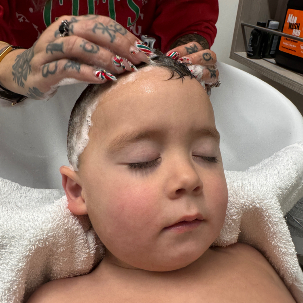 Kids Cut/Wash/hot Towel (8 & Under) at ME in Fenton, MI