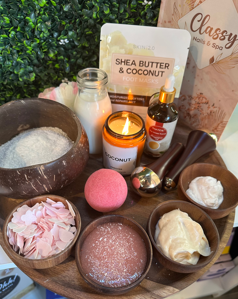 Coconut Hibiscus Pedicure