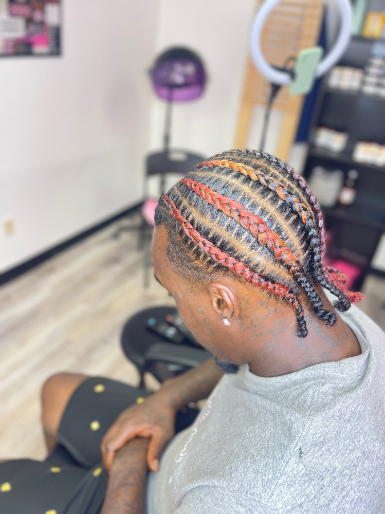 6 Stitch Braids (No Hair Added)