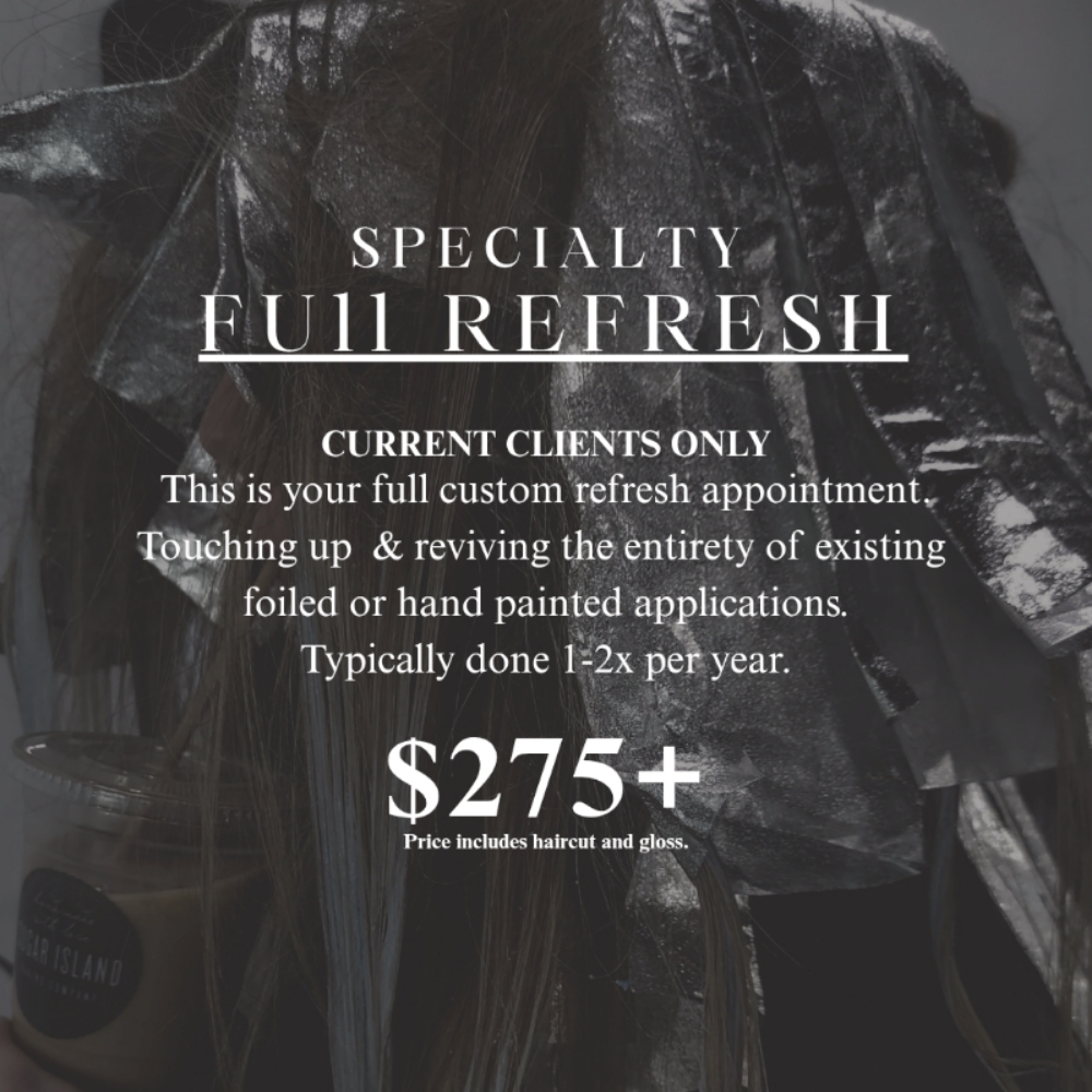 Specialty - Full Refresh