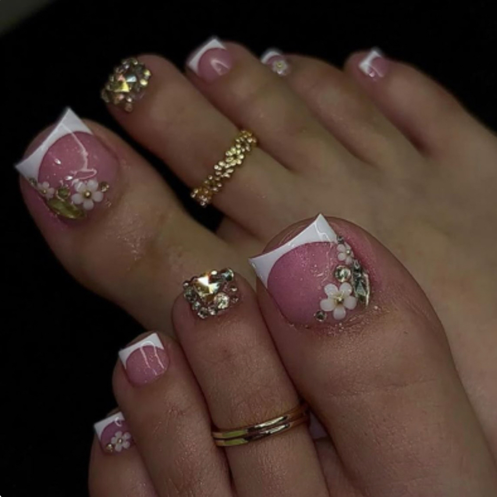 Structure Gel Toes.NO PEDICURE at Fon Beauty Studios in Mesa, AZ