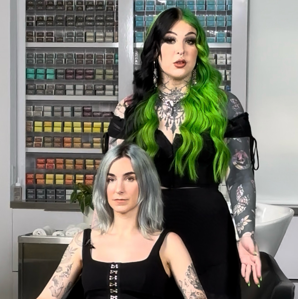 Haircolor Consultation at • Dead Rose Salon • Kayla and Lauryn Boyer in Minneapolis, MN