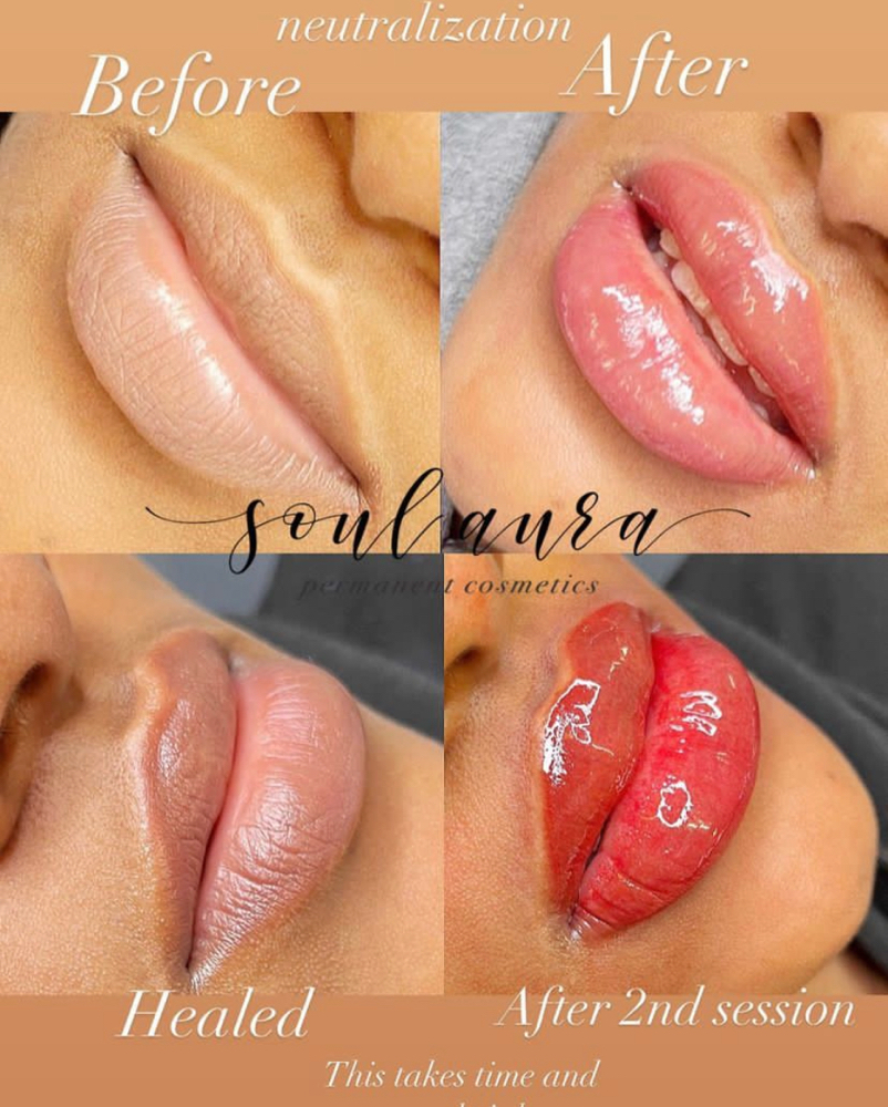 Lip blush touch up 2-3 yrs