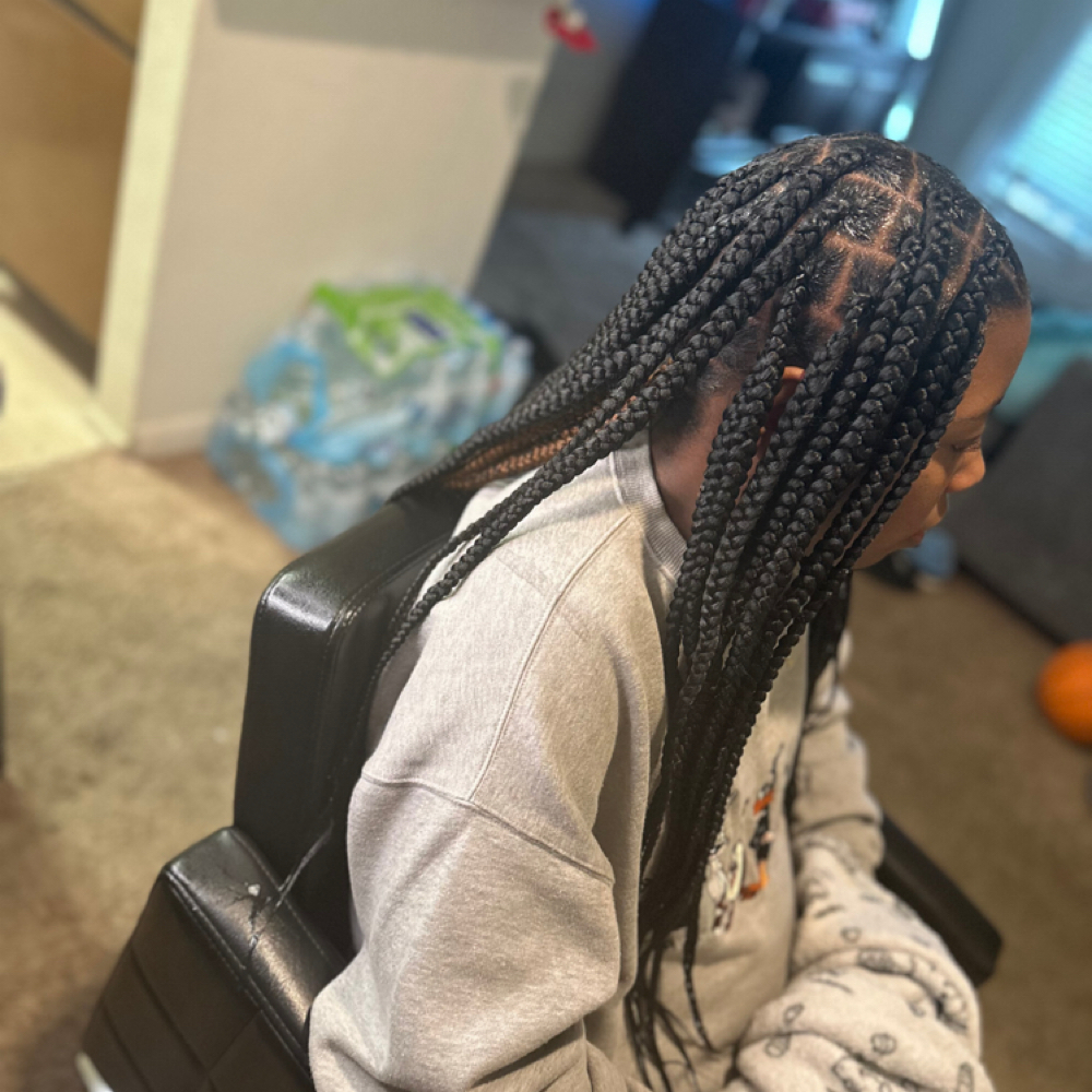 Large Knotless at Braids By Nerissa in Houston, TX