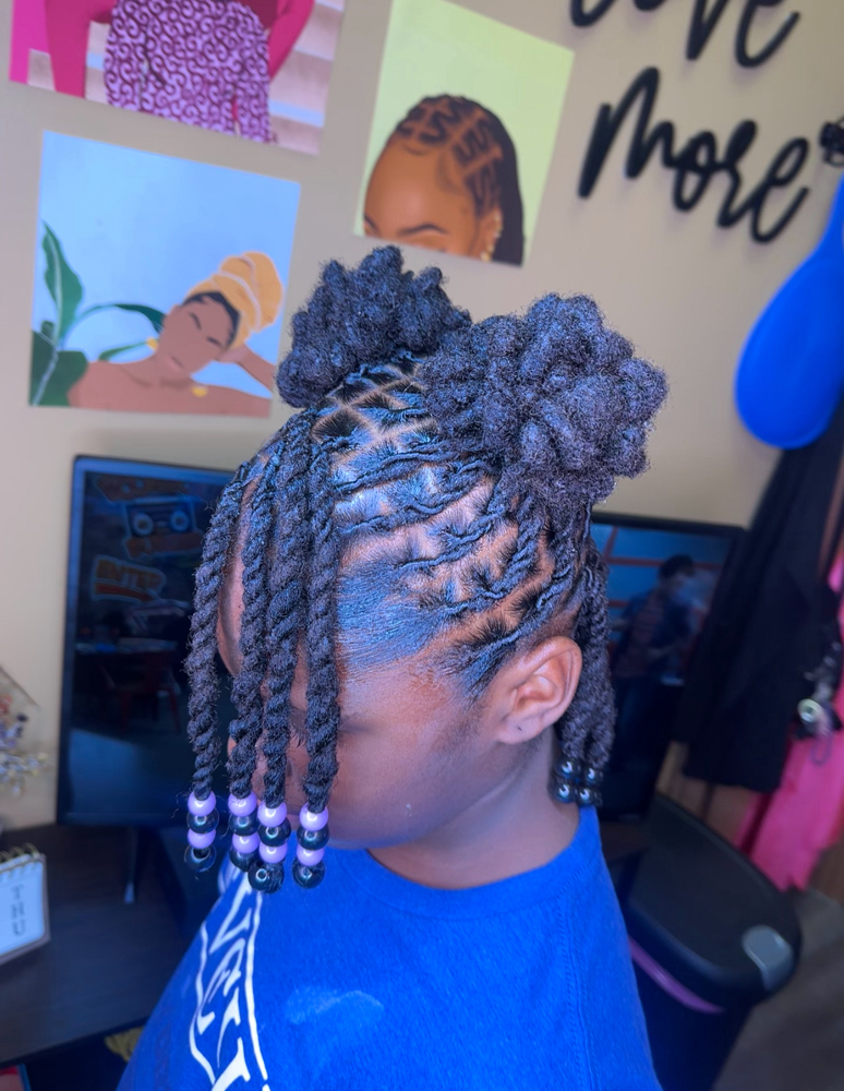 Kid’s Retwist + Style 🍭
