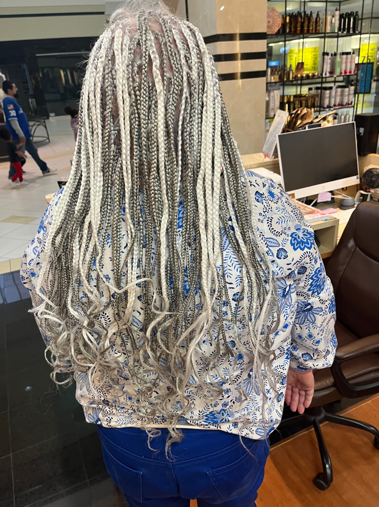 Box Braid Medium Bra Length