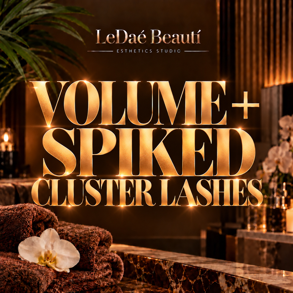 Volume + Spiked Cluster Lashes at LeDaé Beautí in Lafayette, LA