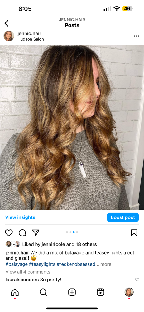 Glaze With Color Or Foils