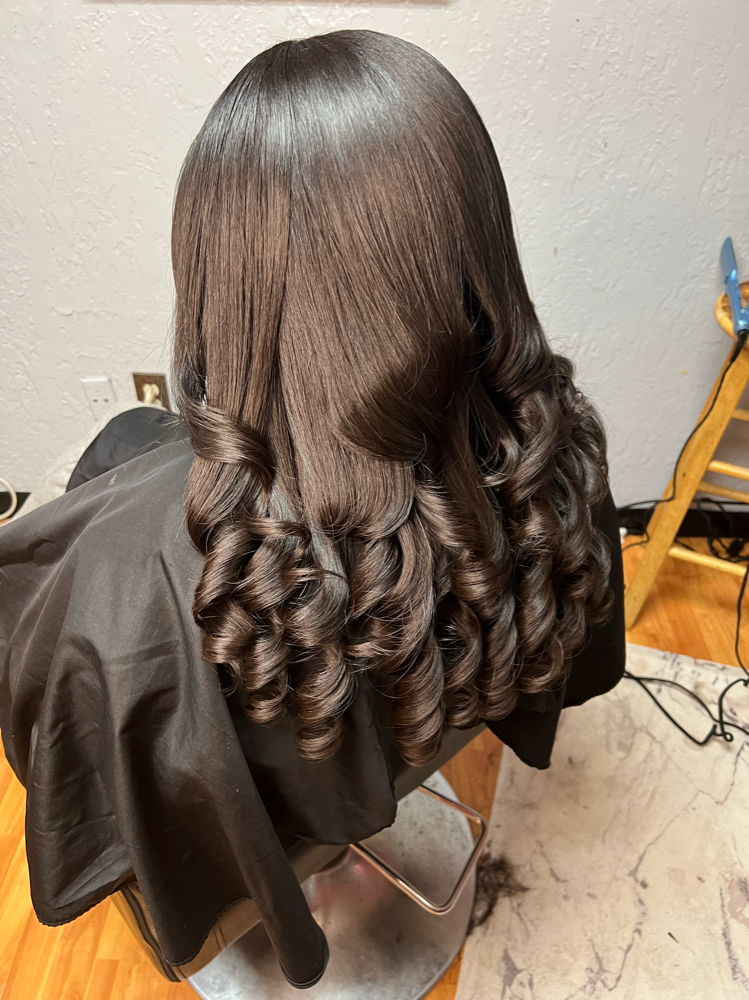 Sew-In Maintenance: Wash & Curl
