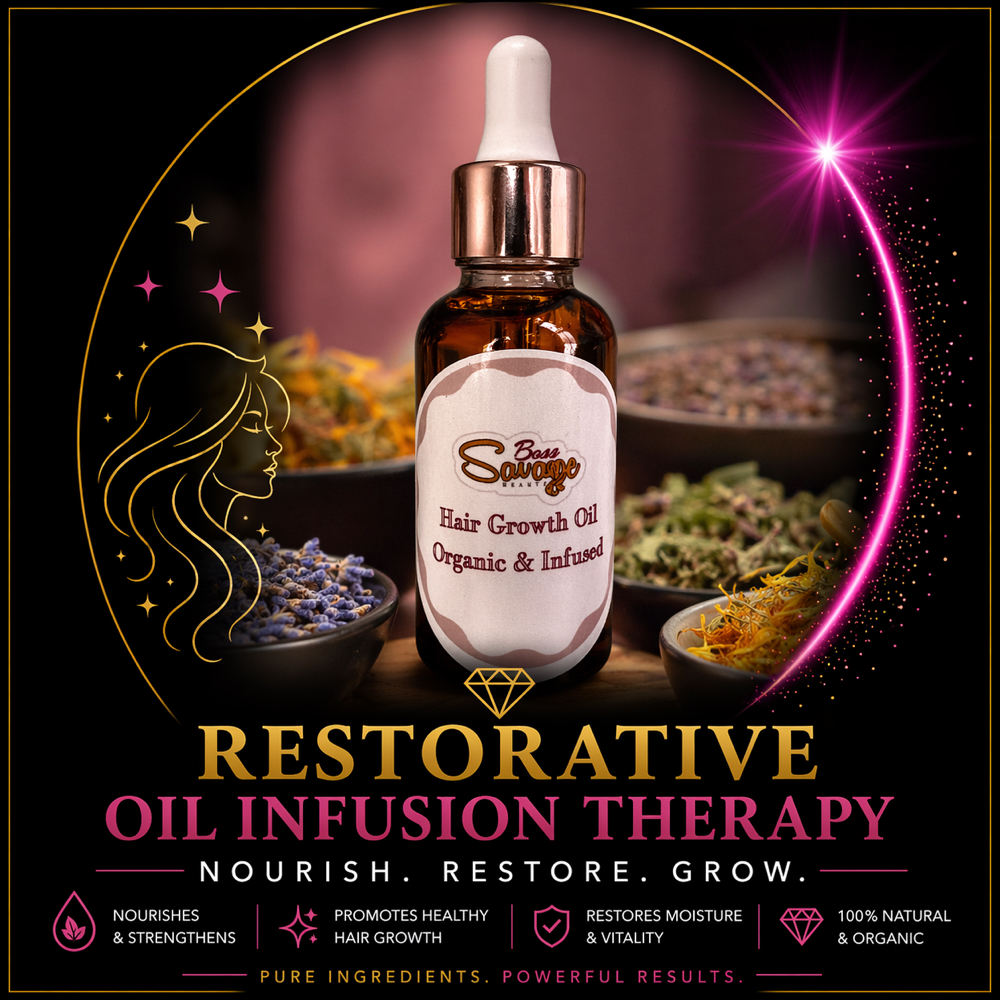 Restorative Oil Infusion Therapy at Boss Savage Beauty in Muskegon Hts, MI