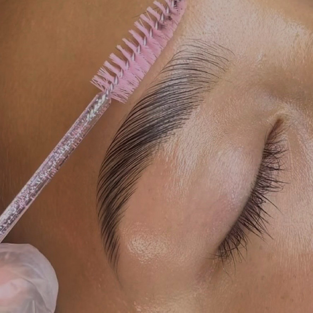 Brow Lamination + Shaping at The Bare Edit in Arab, AL