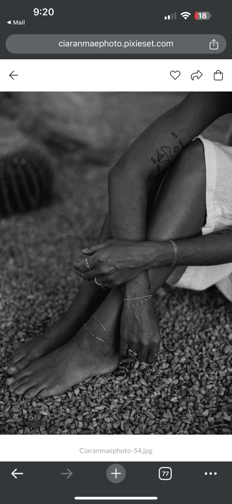 Permanent Anklet