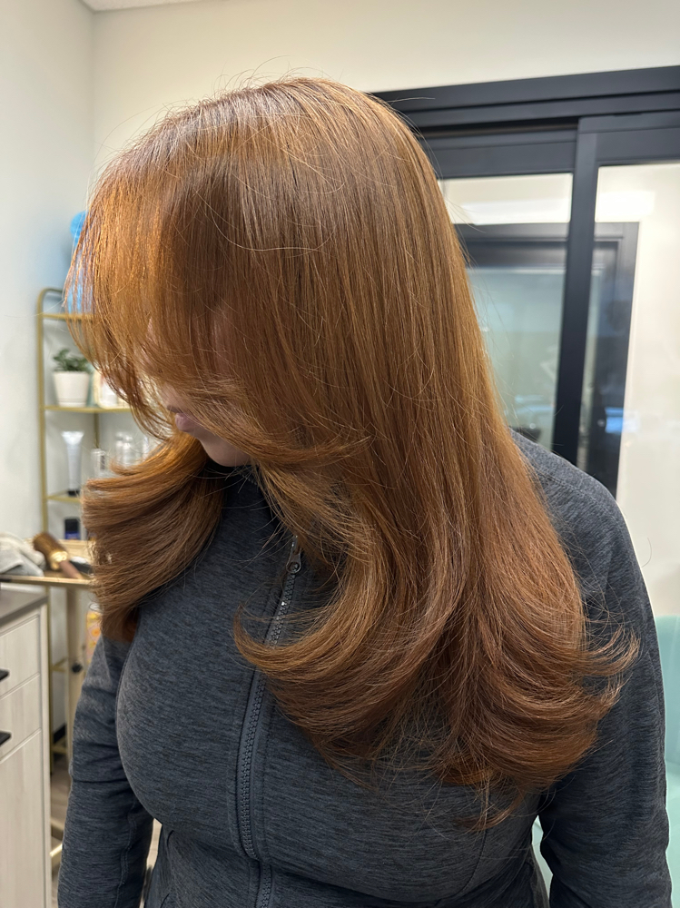 Bang Trim at Zenna Hair Studio in Newark, DE