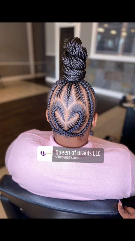 Feed-In Braided Ponytail