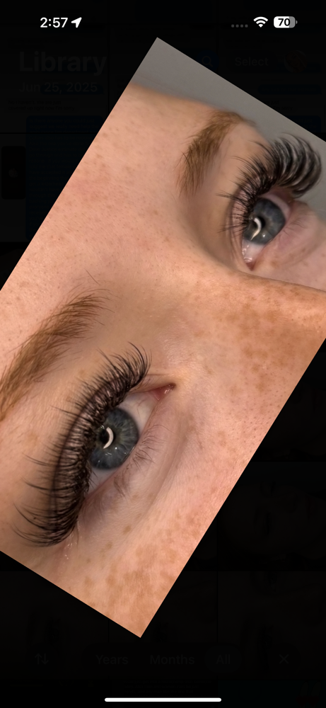 Lash Fill In at Aaliyah  Hatfield in Belfry, KY