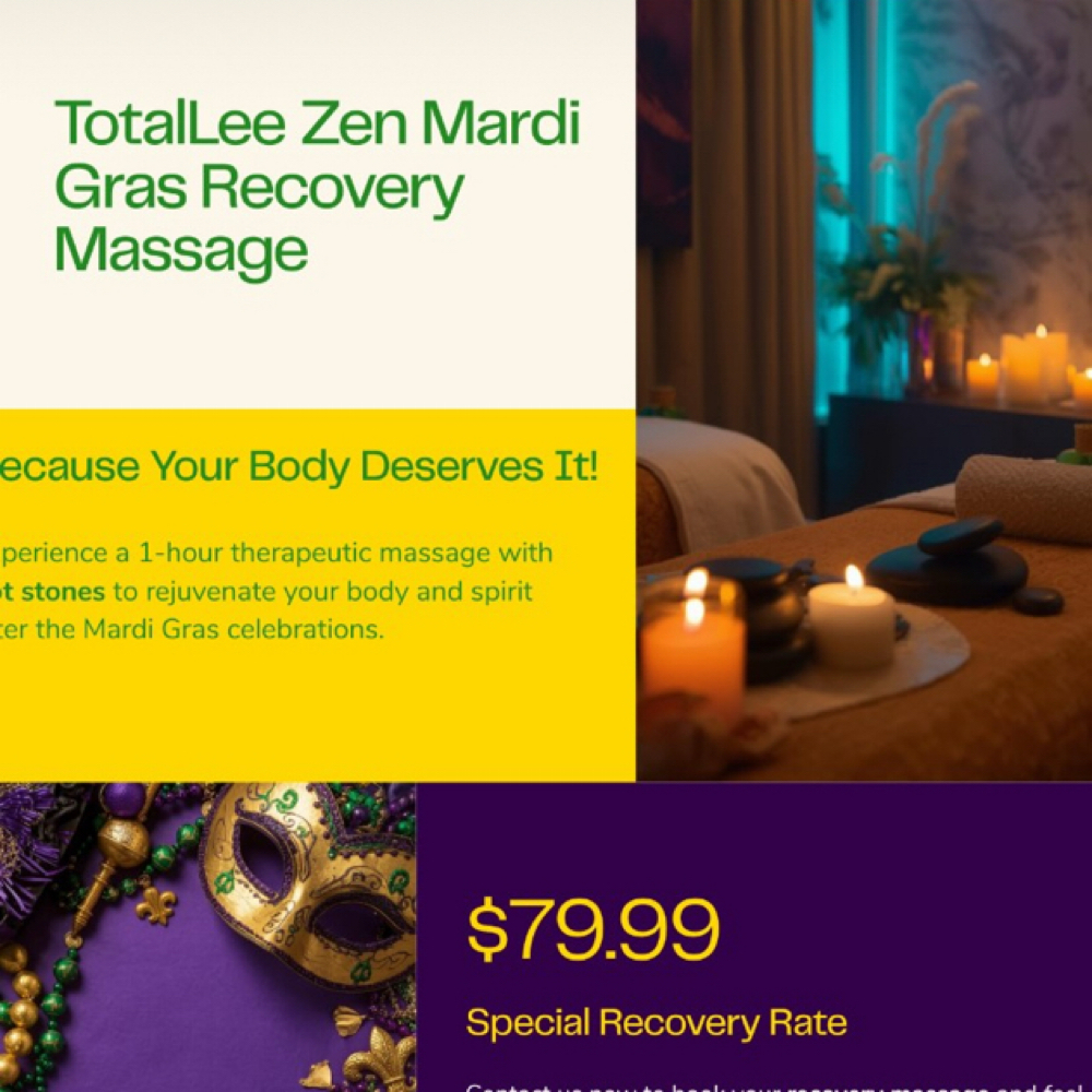 60 Min Massage With Added Stones