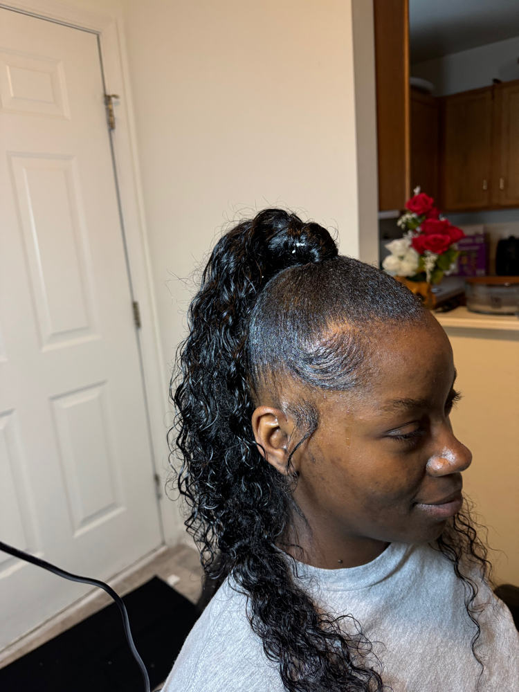Half Up Half Down Ponytail