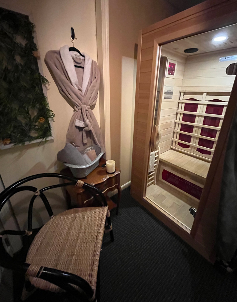 Far Infrared Sauna at Riverbend Massotherapy in Sandusky, OH