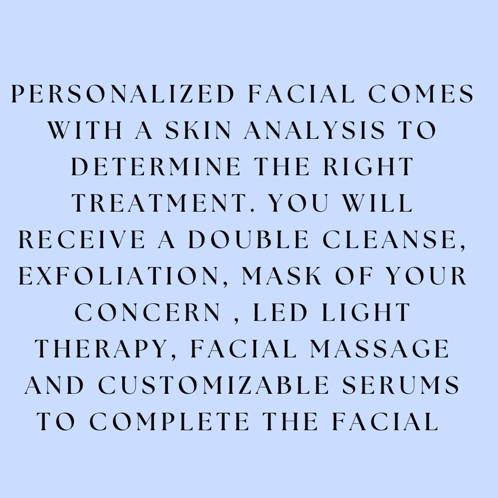 Customizable Facial