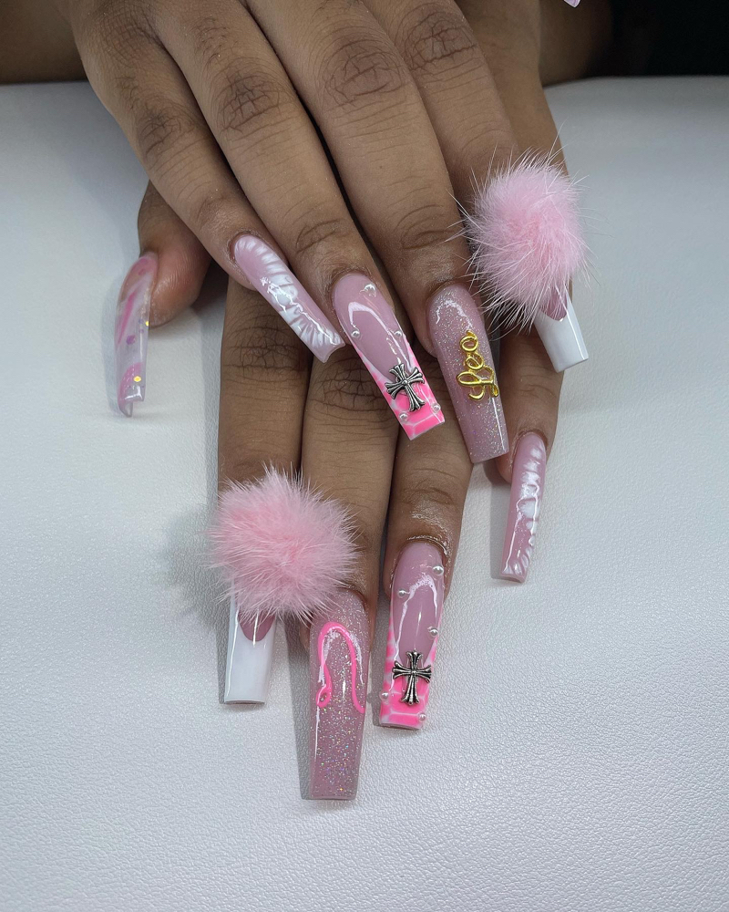 Free Style Acrylic Set Long