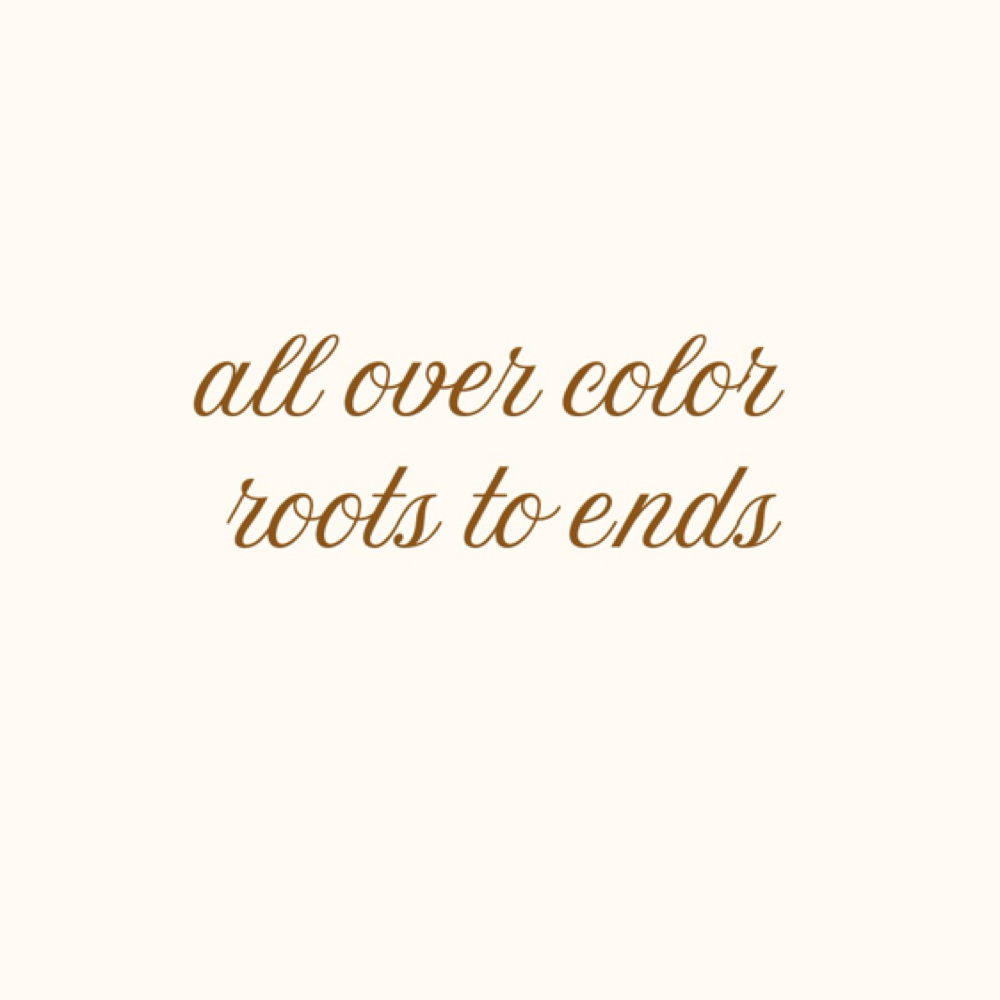 all over color roots to ends + cut at Haley Gabriel Hair in Round Rock, TX