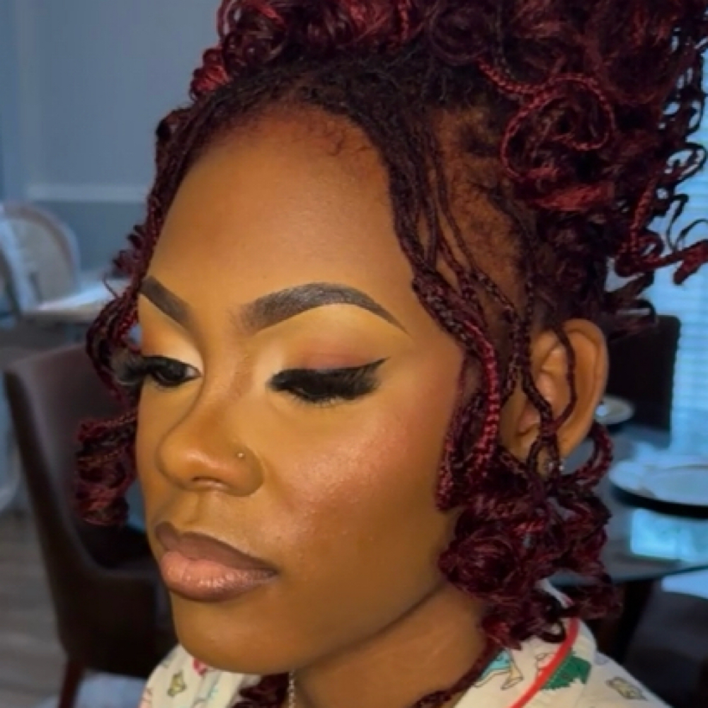 Bridal Makeup Trial at Hair Cureology Salon & Scalp Spa in Belleville, IL