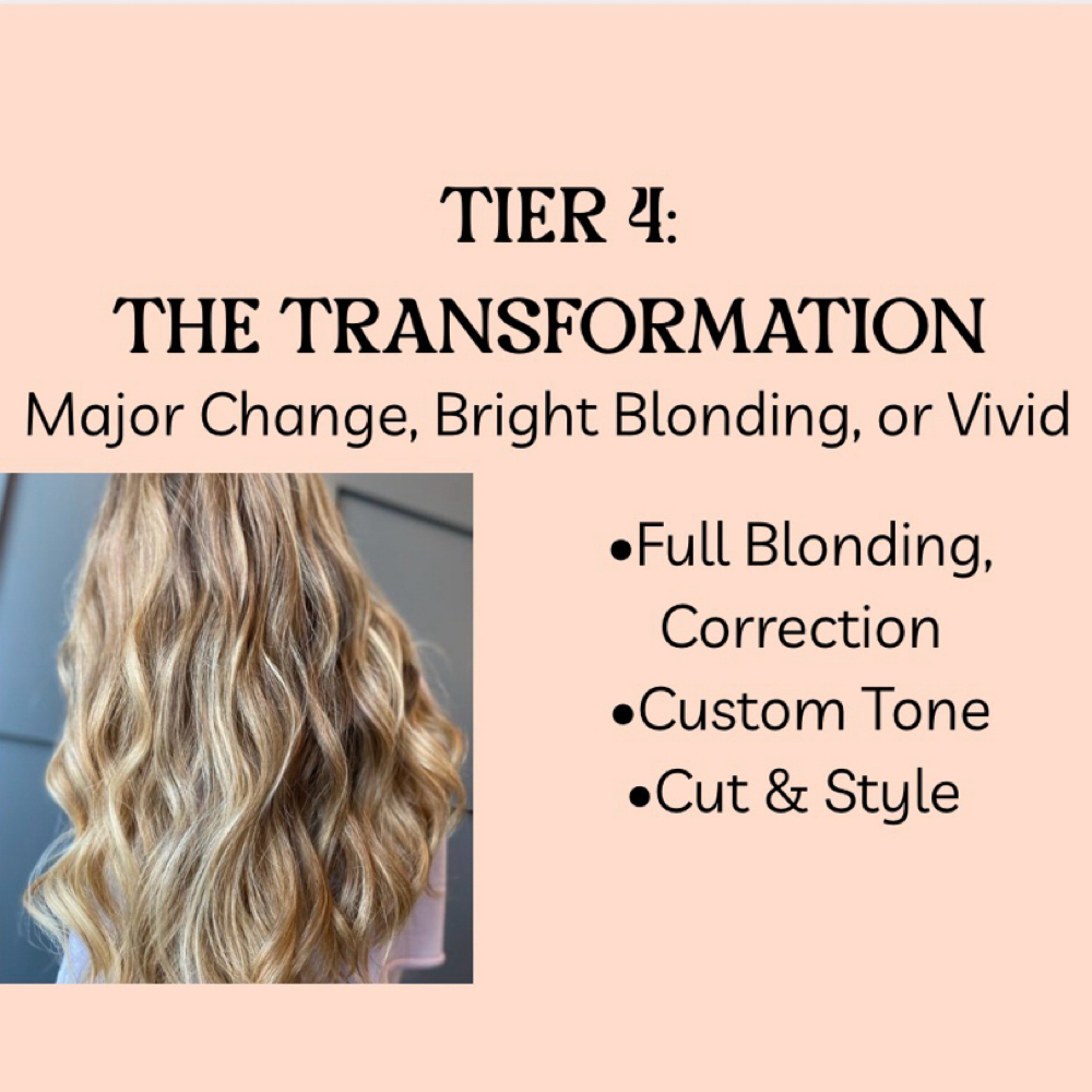 TIER 4 — THE TRANSFORMATION at Pin And Tonic Salon in Fort Mill, SC