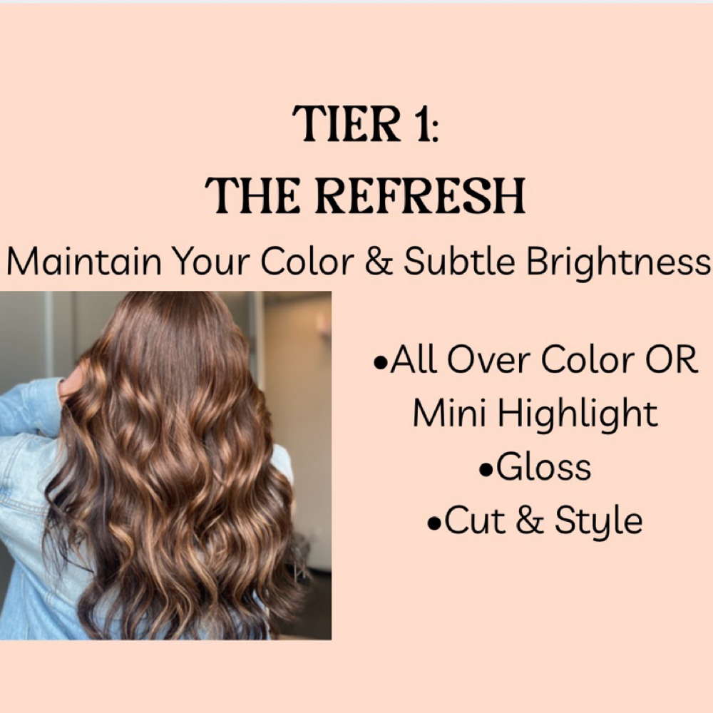 TIER 1 - THE REFRESH at Pin And Tonic Salon in Fort Mill, SC