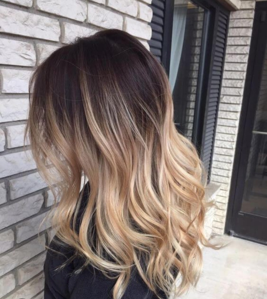 Ombre Hair Coloring