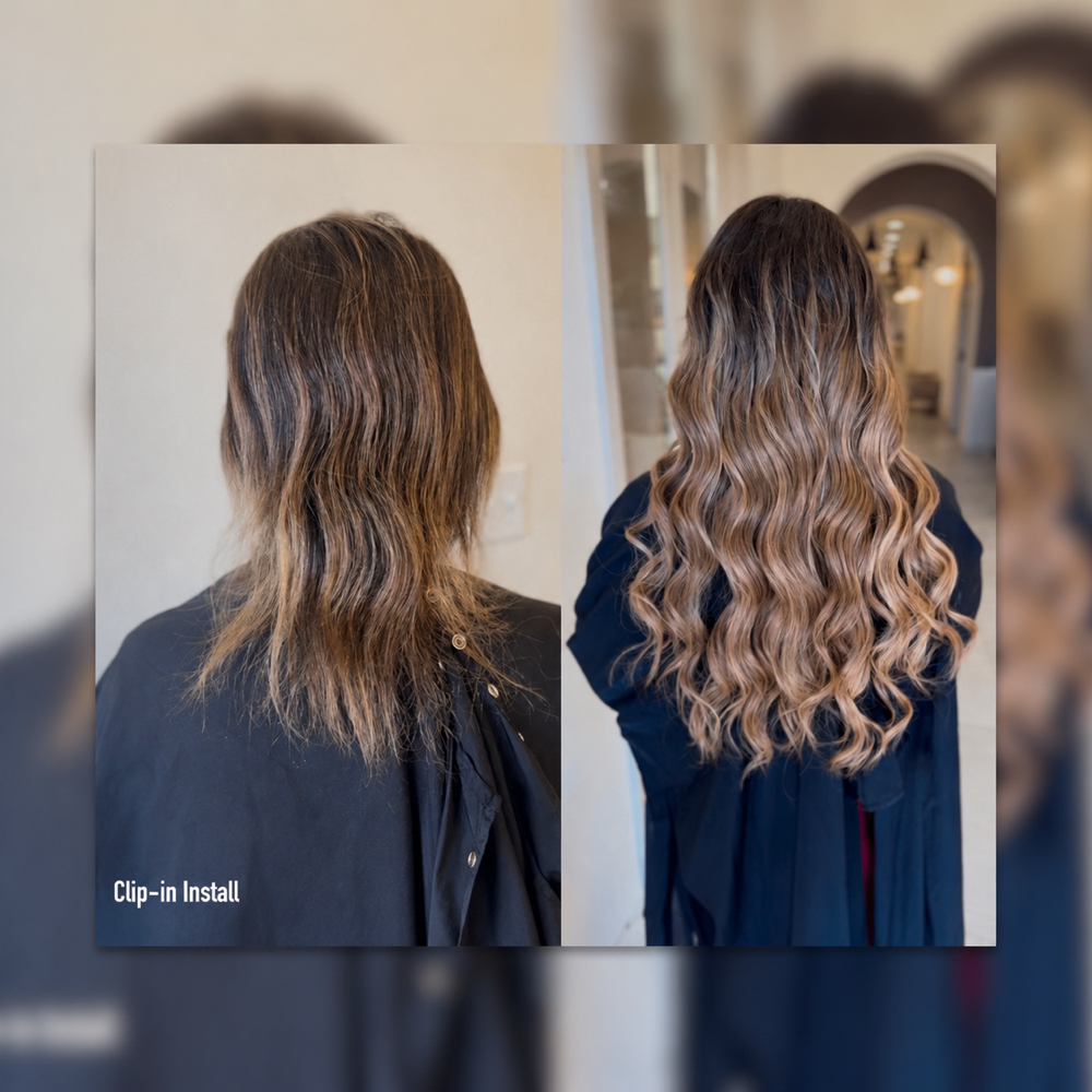 Clip In Install at Hairbykenzyc in Longview, TX