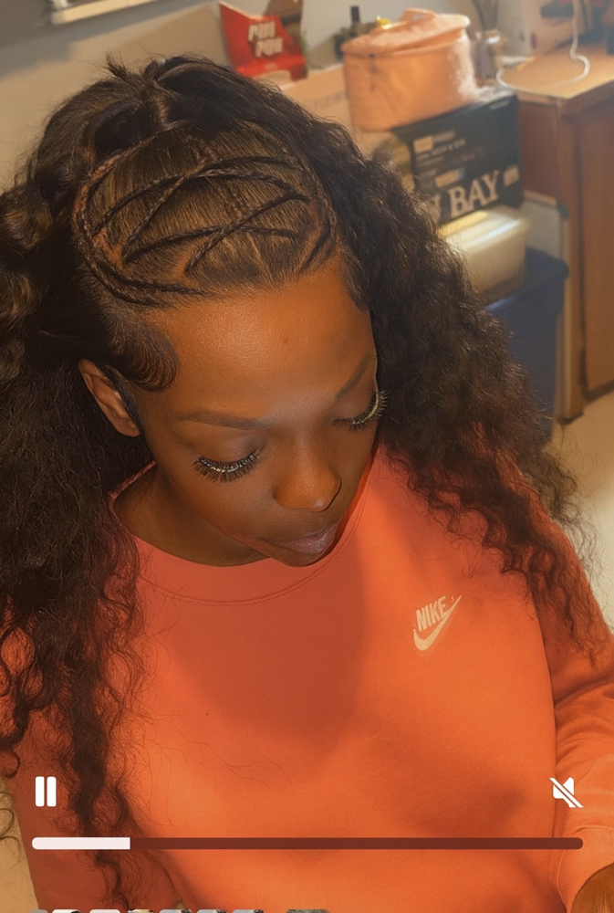 Wig install at 🏆🎀Dolls Way Salon 🎀🏆 in Wichita, KS