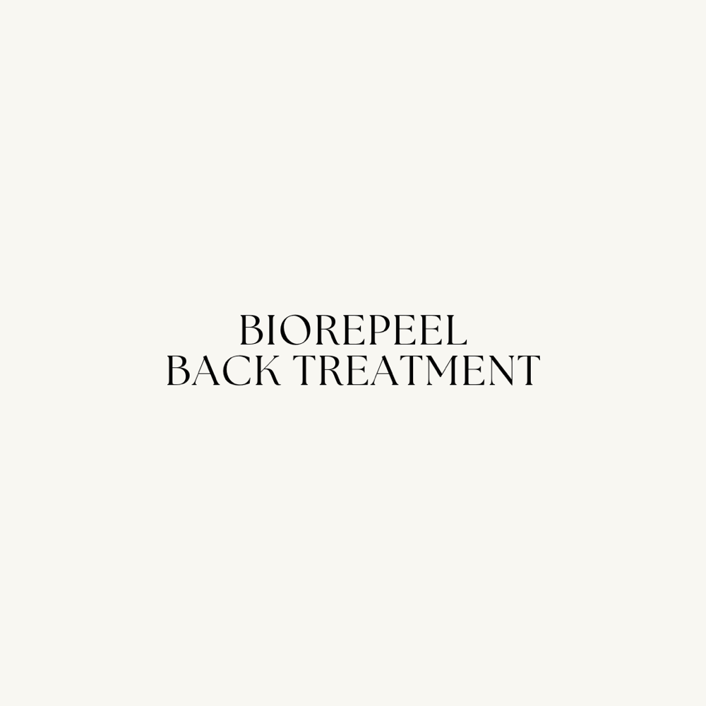 Biorepeel Back Treatment