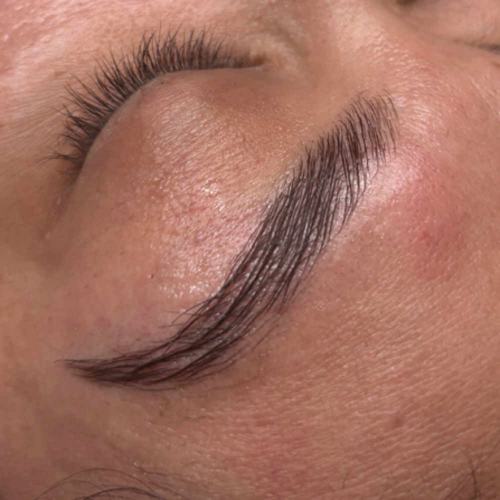 Brow lamination + tint at Verdadera Beauty in Thornton, CO